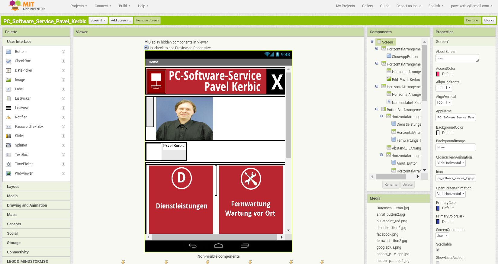 PK-Software-Service Pavel Kerbic - MIT AppInventor